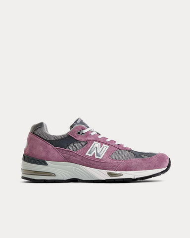 New Balance Made in UK 991v1 Wistful Mauve / Alloy / Smoked Pearl Low Top Sneakers