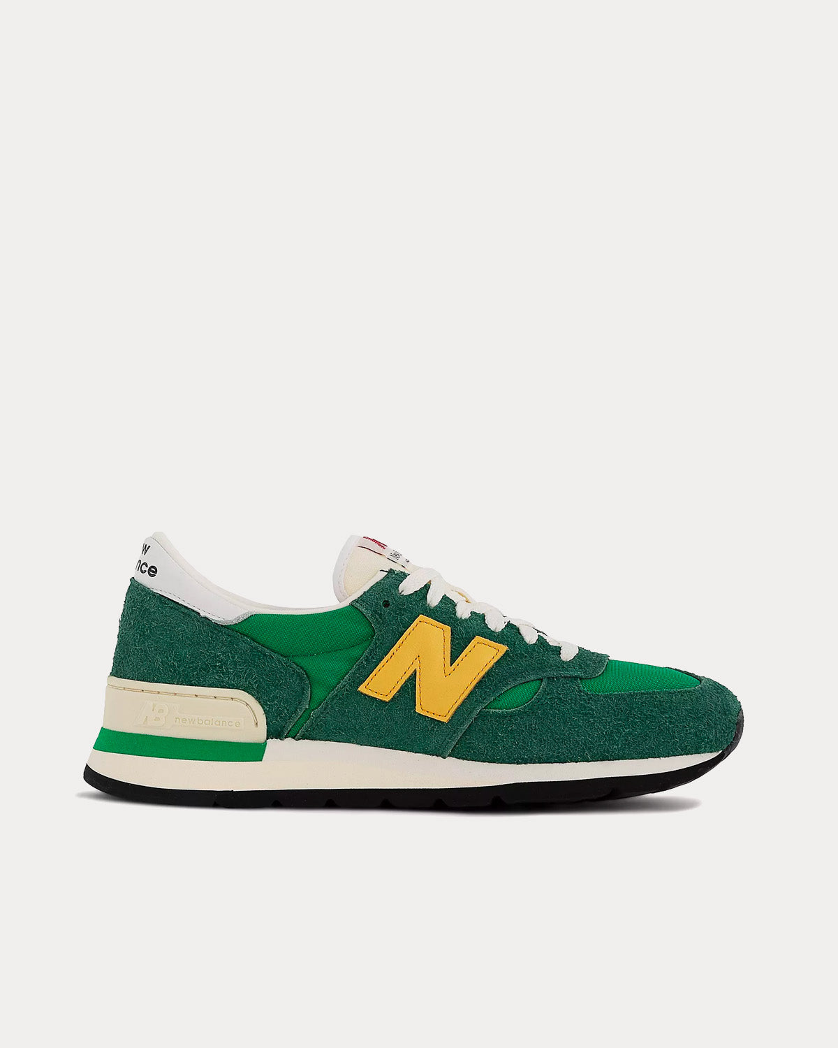 New Balance MADE in USA 990 Green / Gold Low Top Sneakers - 1