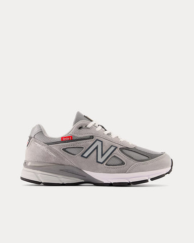 New Balance Made in US 990v4 Grey Low Top Sneakers