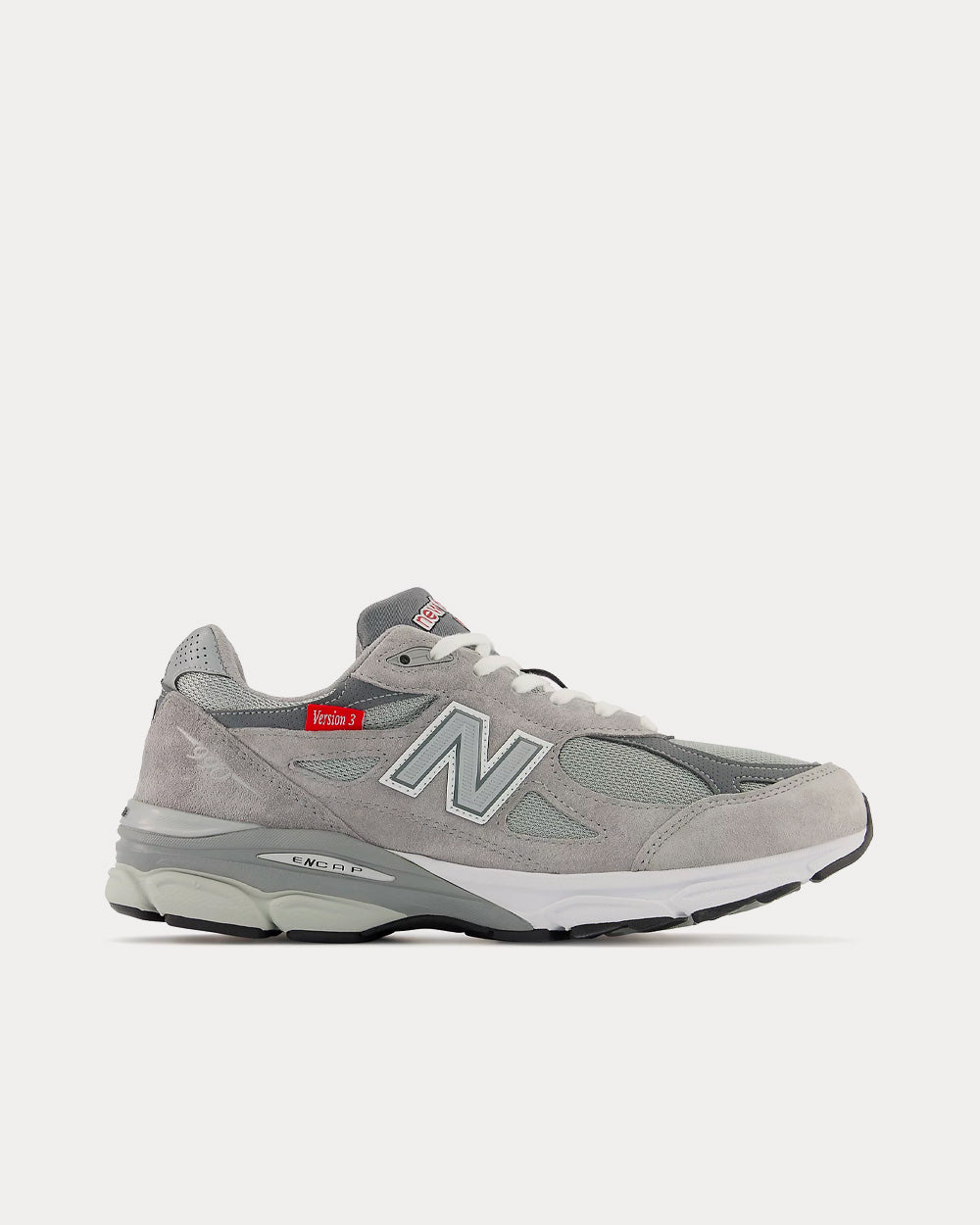 New Balance Made in USA 990v3 Grey Low Top Sneakers - 1