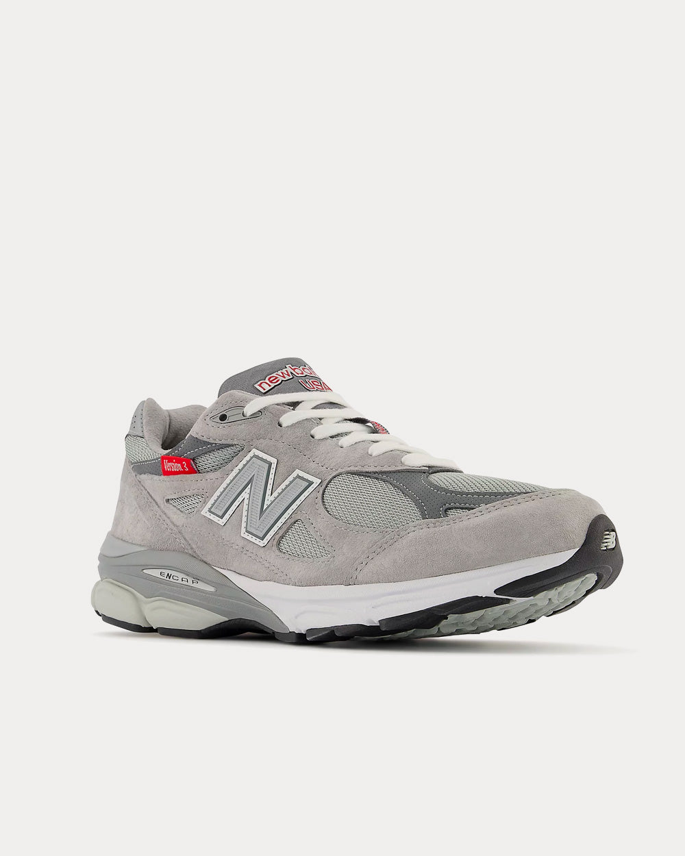 New Balance Made in USA 990v3 Grey Low Top Sneakers - 3