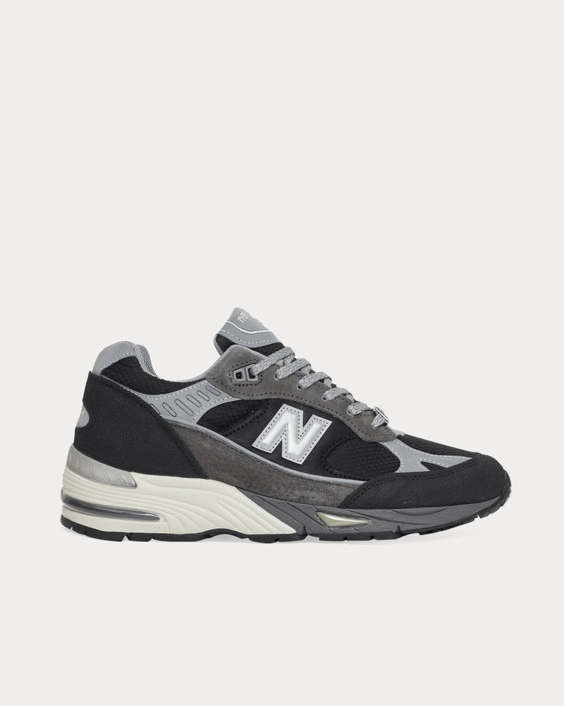 New Balance x Slam Jam 991 Black Low Top Sneakers - 1