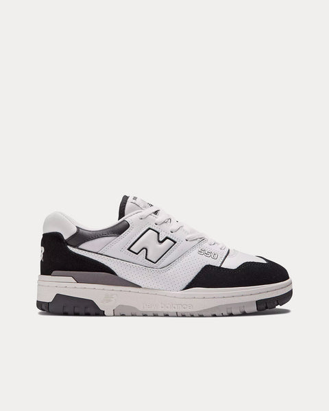 Indirekte Ultimate Symphony New Balance 550 White with Black & Rain Cloud Low Top Sneakers - Sneak in  Peace
