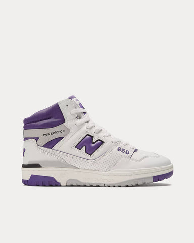 New Balance 650 White / Interstellar / Raincloud High Top Sneakers