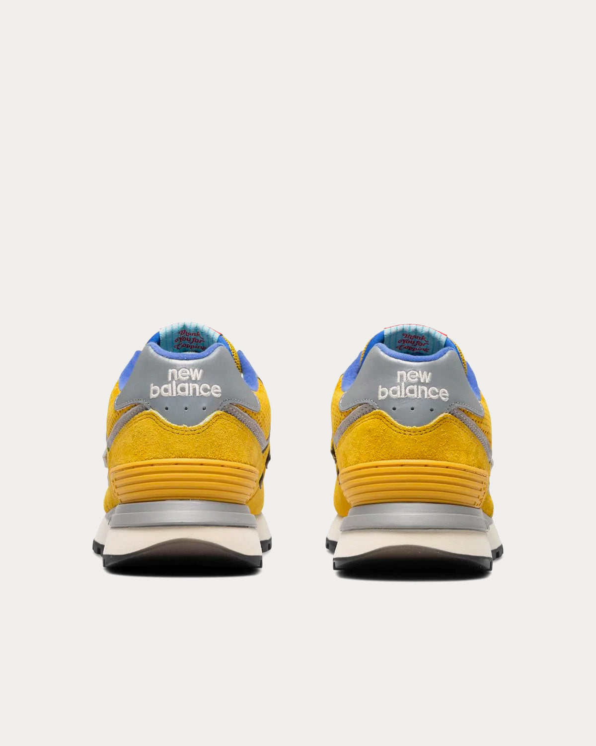 New balance 574 yellow blue best sale