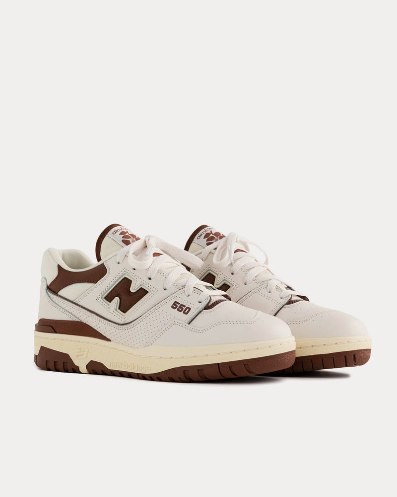 New Balance x Aime Leon Dore P550 Basketball Oxfords Brown Low Top Sneakers - 2