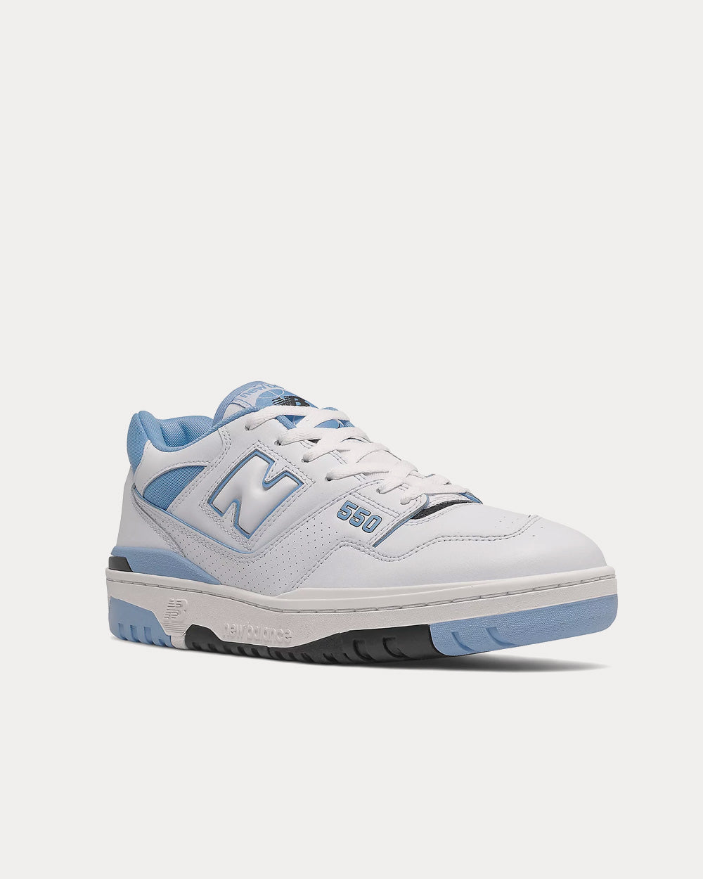 New Balance 550 White with Team Carolina Low Top Sneakers - 3