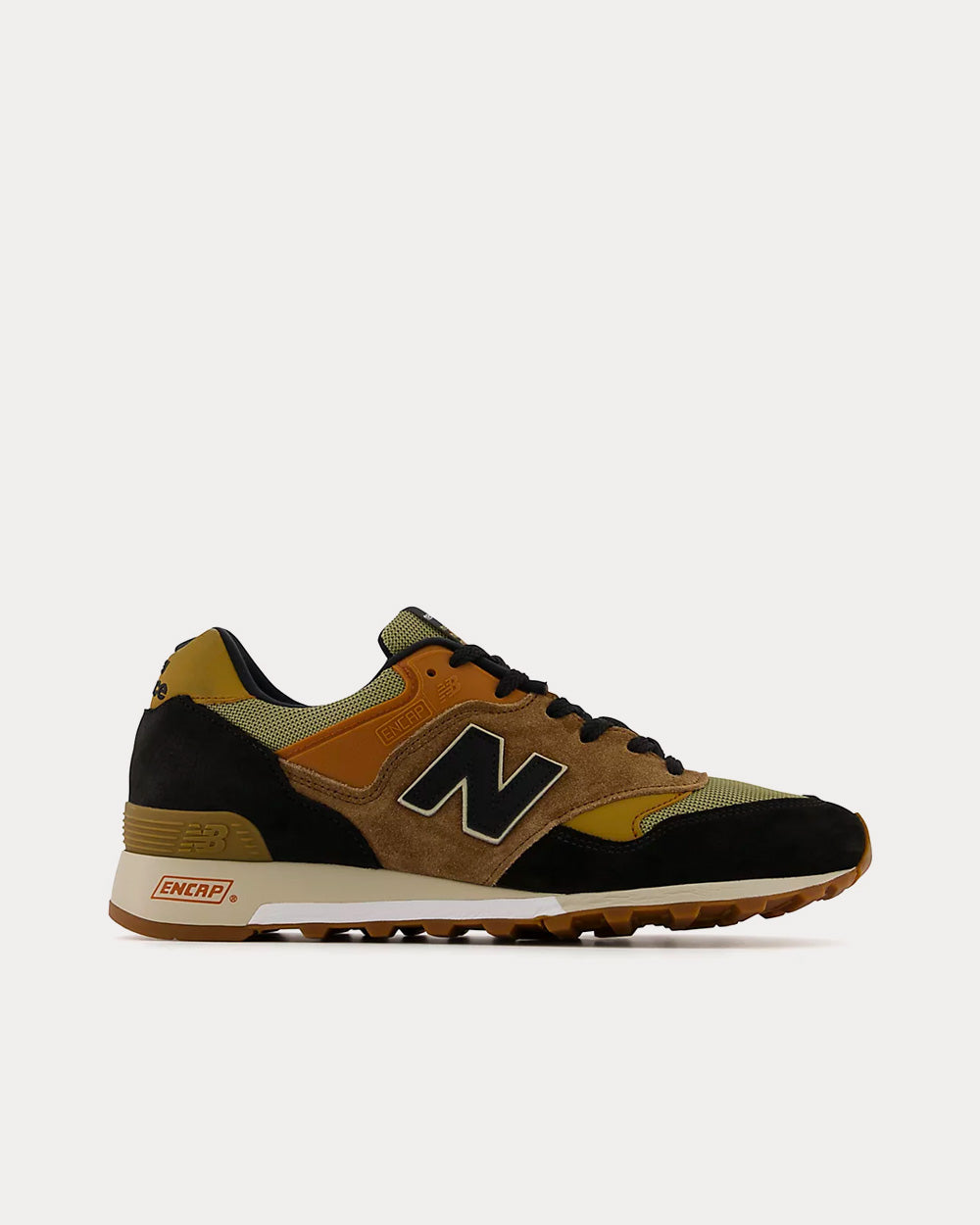 New Balance Made in UK 577 Ermine with Kelp & Glazed Ginger Low Top Sneakers - 1