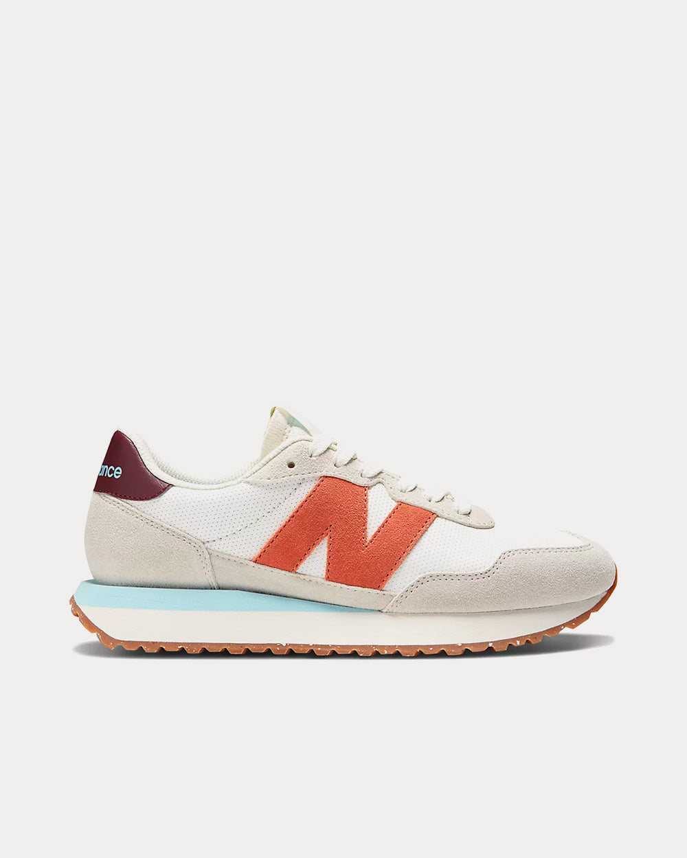 New Balance 237 Sea Salt with Soft Copper Low Top Sneakers - 1