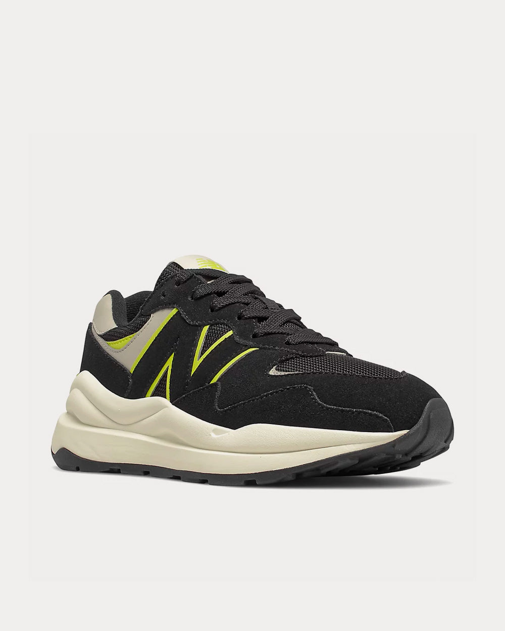 New Balance 57/40 Black with Oyster Pink Low Top Sneakers - 3