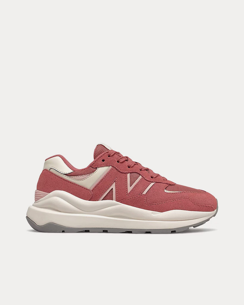 New Balance 57/40 Washed Henna with Oyster Pink Low Top Sneakers