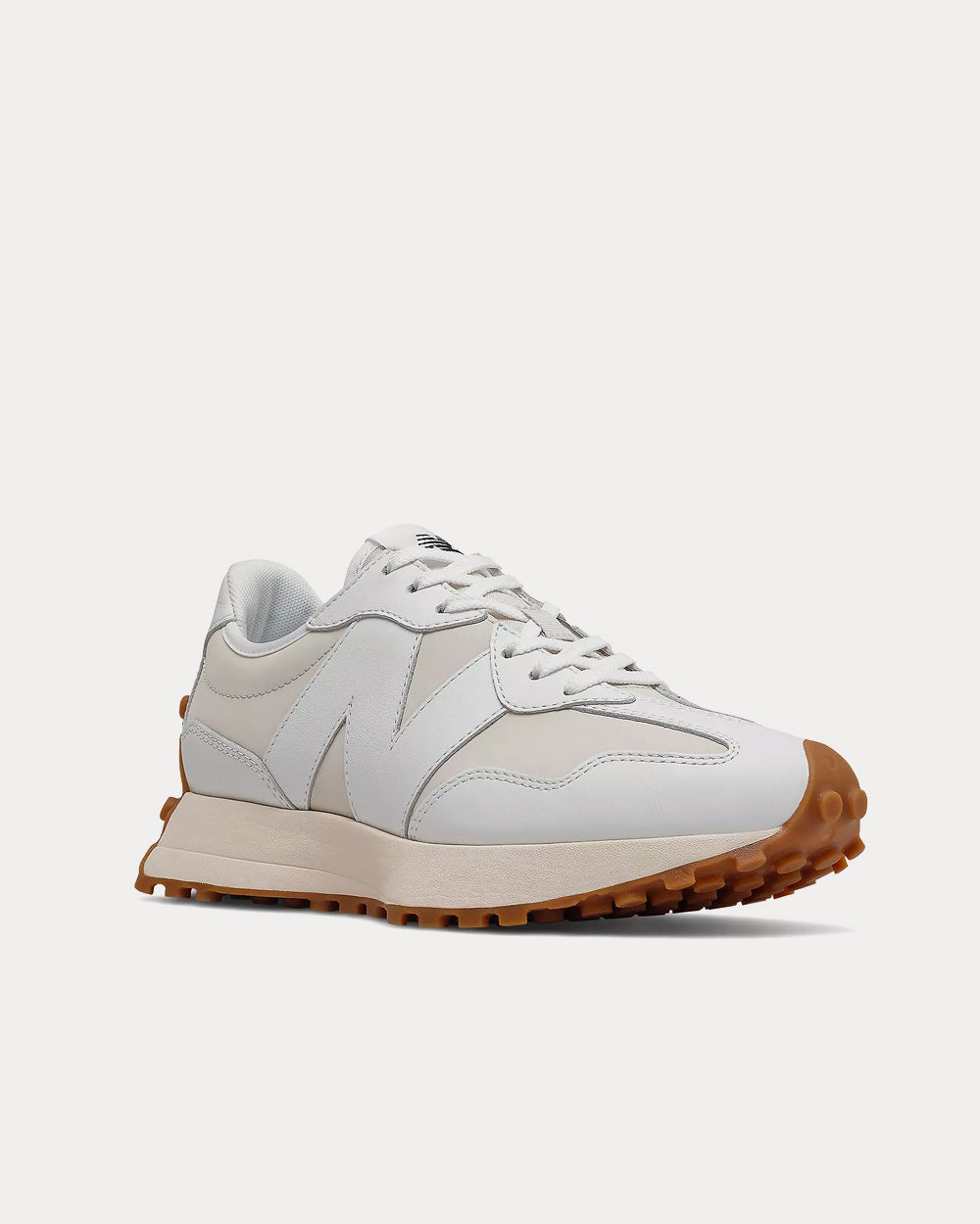 New Balance 327 White with Moonbeam Low Top Sneakers - 3