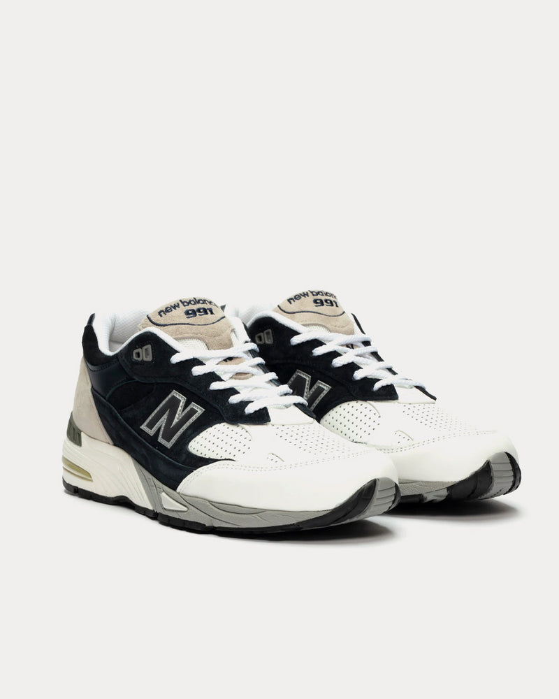 New Balance x SNS 991 Navy / White / Grey Low Top Sneakers - 3