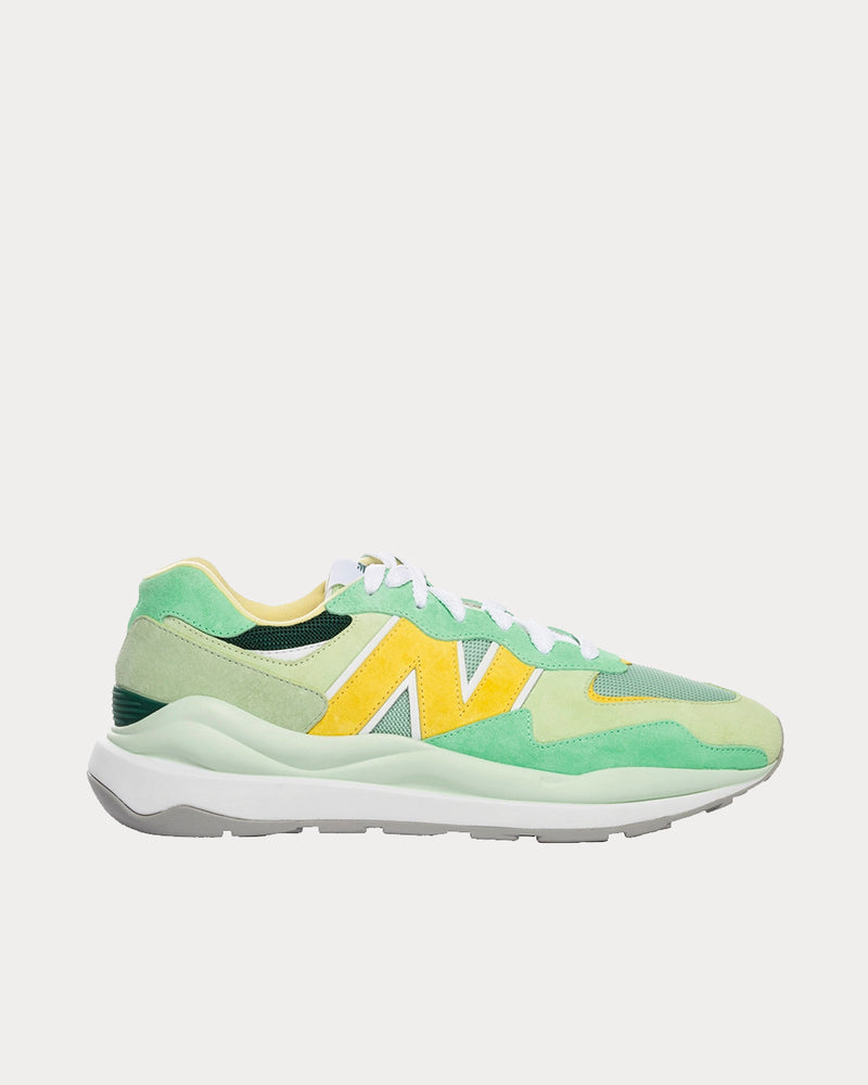 New Balance x Staud 57/40 Agave with Green Low Top Sneakers - 1