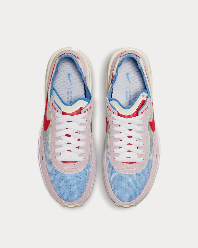 Nike Waffle One Regal Pink / Coconut Milk / University Blue / Fusion Red Low Top Sneakers - 2