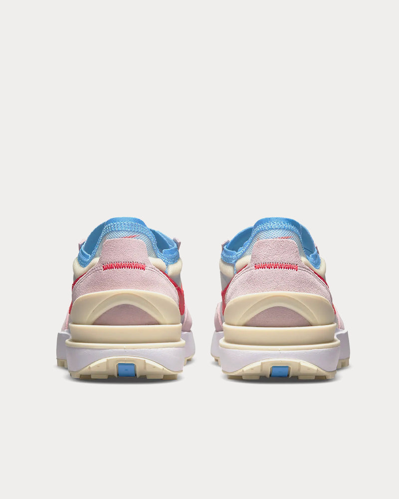 Nike Waffle One Regal Pink / Coconut Milk / University Blue / Fusion Red Low Top Sneakers - 4