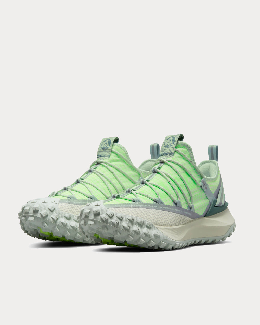 Nike ACG Mountain Fly Green / Beige Low Top Sneakers - 2