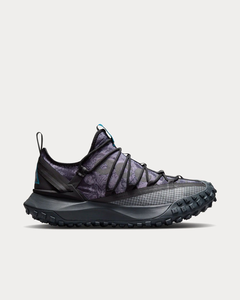 Nike ACG Mountain Fly Black / Purple Low Top Sneakers - 1