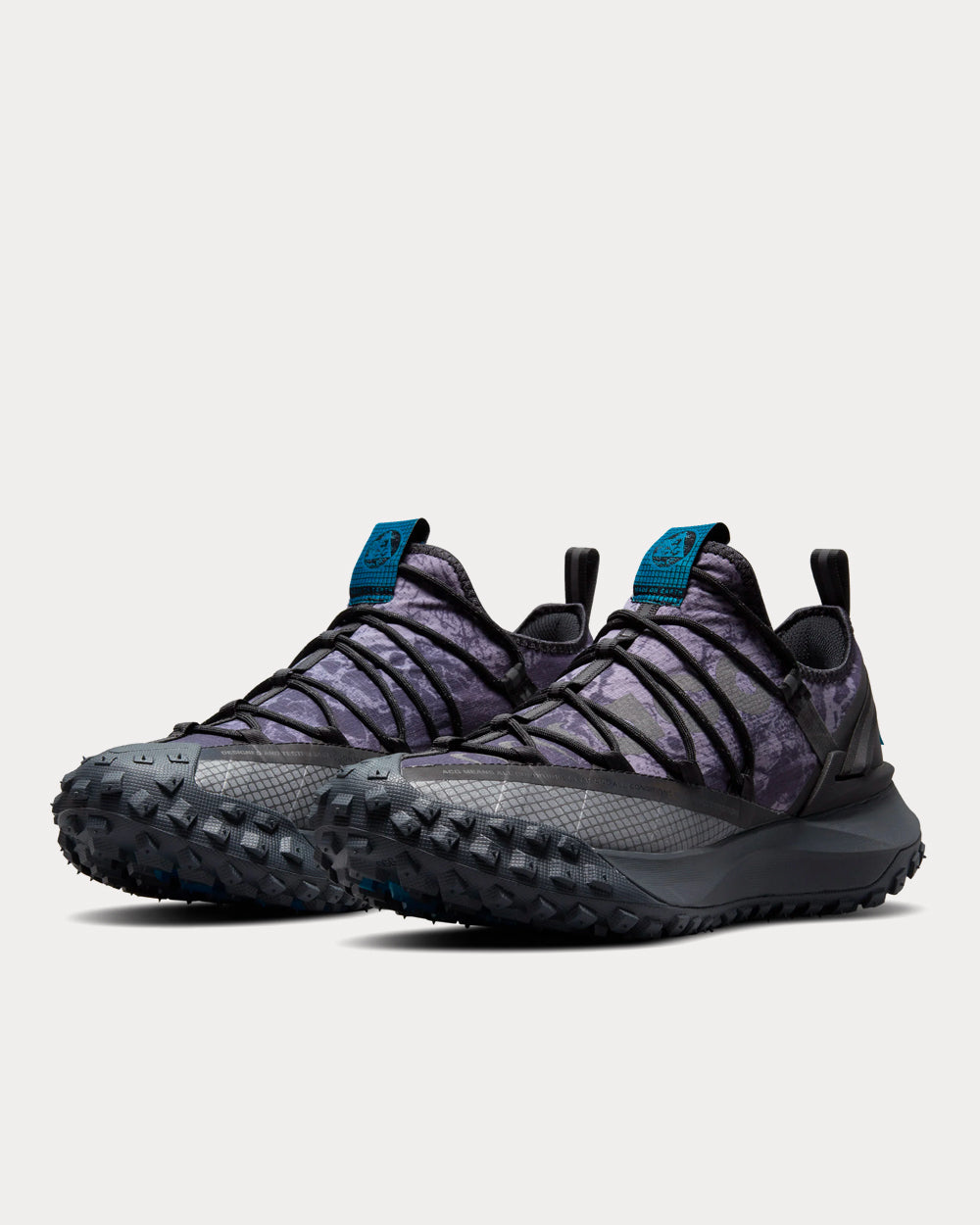 Nike ACG Mountain Fly Black / Purple Low Top Sneakers - 2