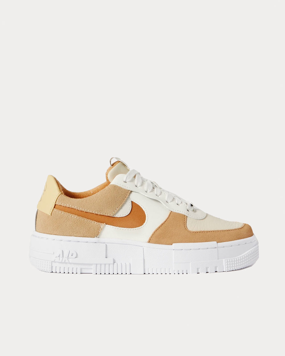 Nike Air Force 1 Pixel Beige Low Top Sneakers - 1