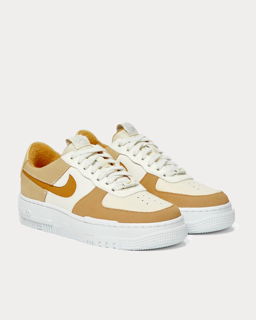 Nike Air Force 1 Pixel Beige Low Top Sneakers - 2