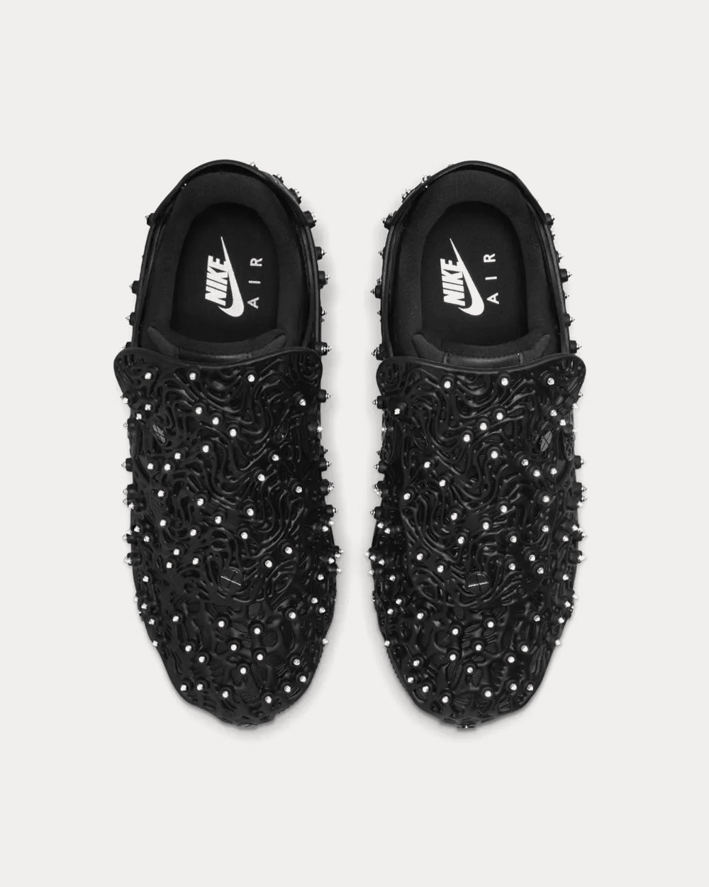 Nike Air Force 1 with Swarovski® Retroreflective Crystals Triple Black Low Top Sneakers - 2