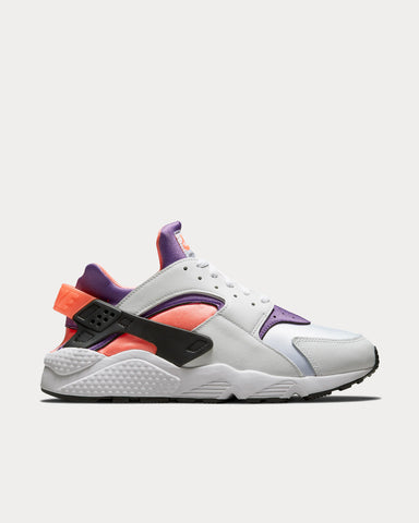 Nike Air Huarache White / Purple / Mango / Black Low Top Sneakers