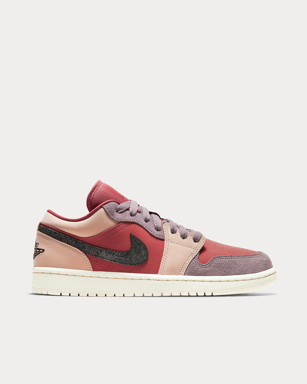 Jordan Air Jordan 1 Low Canyon Rust Purple Smoke Particle Beige Black Low Top Sneakers Sneak in Peace