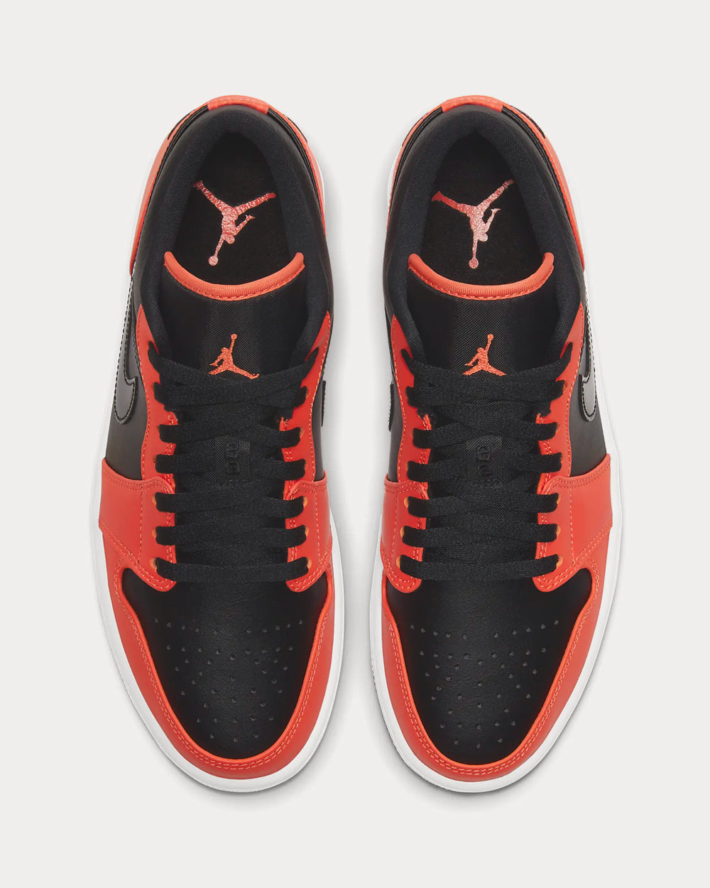 Orange black and white air jordans best sale