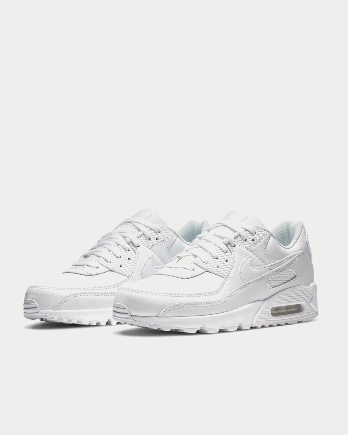 Nike Air Max 90 LTR White Low Top Sneakers - 2