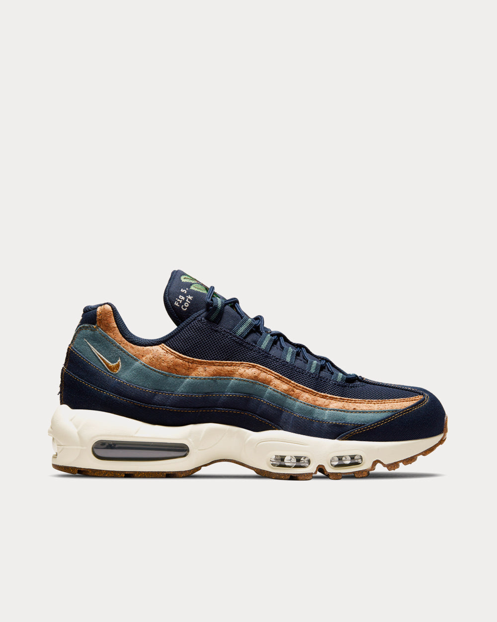 Nike Air Max 95 Se Mtz2 Obsidian Wheat / Thunder Blue / Hasta Coconut Low Top Sneakers - 1