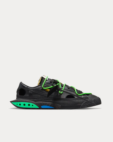 Nike x Off-White Blazer Low Black and Electro Green Low Top Sneakers