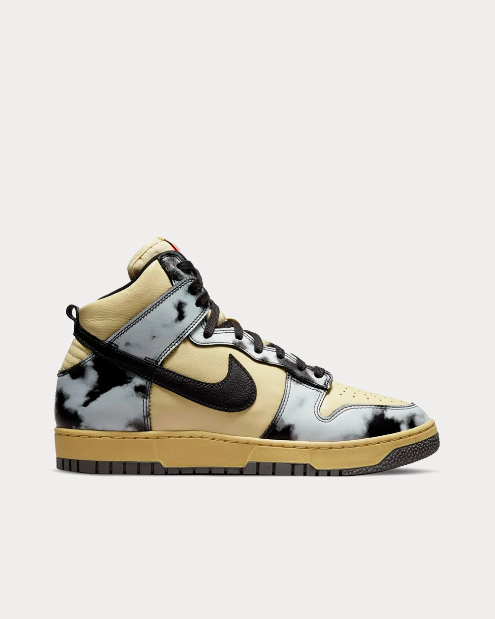 Gold and black nike high tops best sale