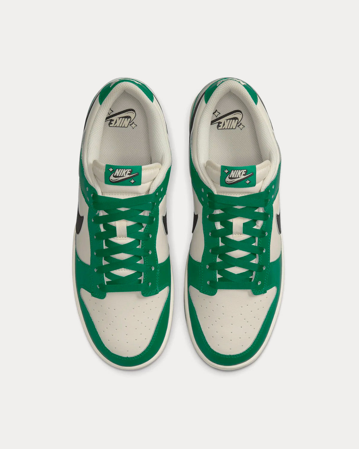 Nike Dunk Low Retro SE Lottery Pale Ivory Malachite Green Low Top Sneakers  - Sneak in Peace