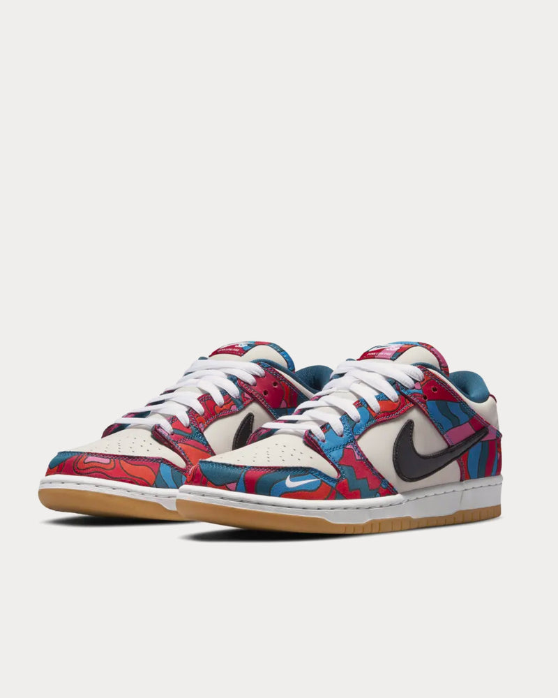 Nike x Parra SB Parra Dunk Low Pro Abstract Art Low Top Sneakers - 3