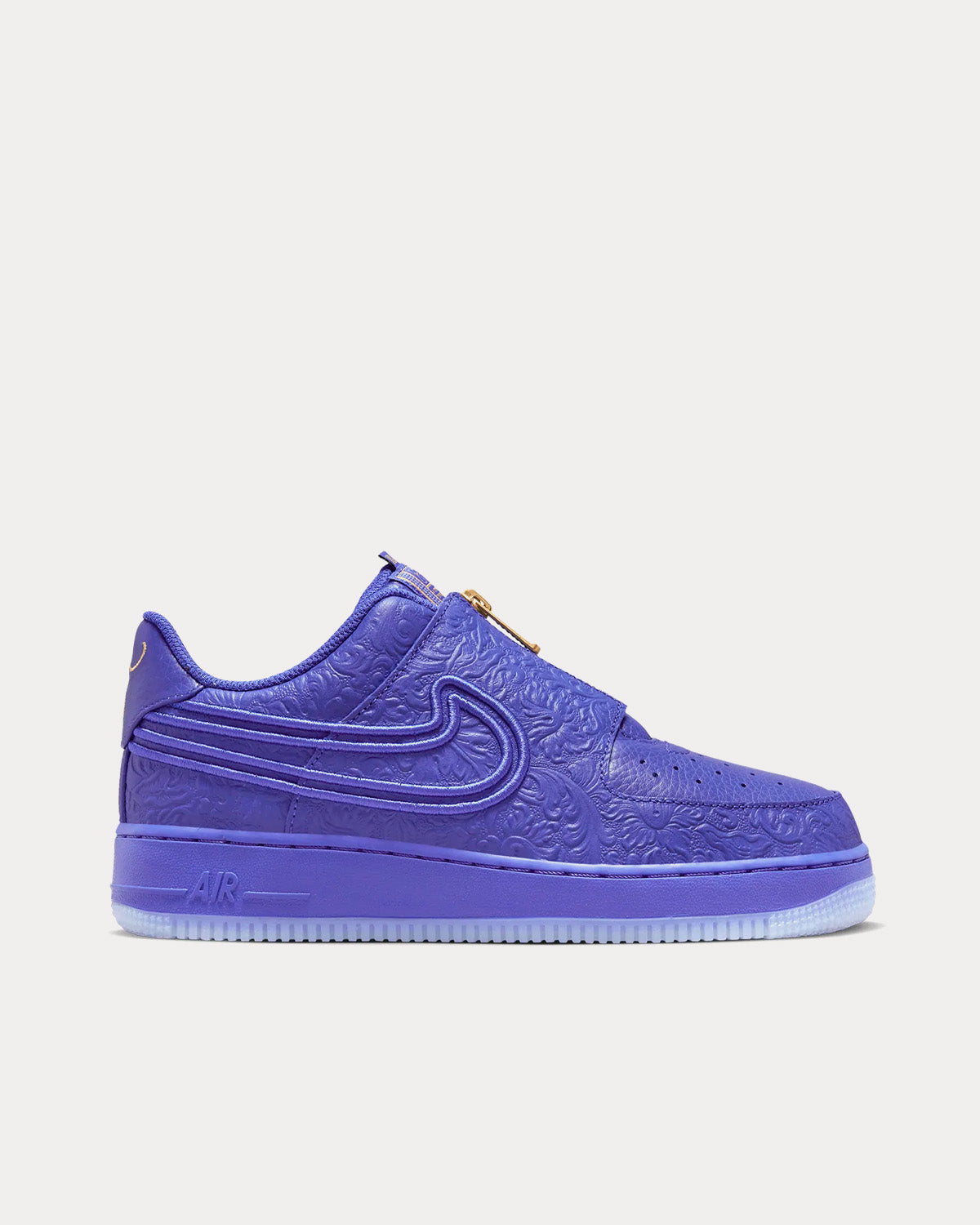 Nike x Serena Williams Air Force 1 Purple Low Top Sneakers - 1