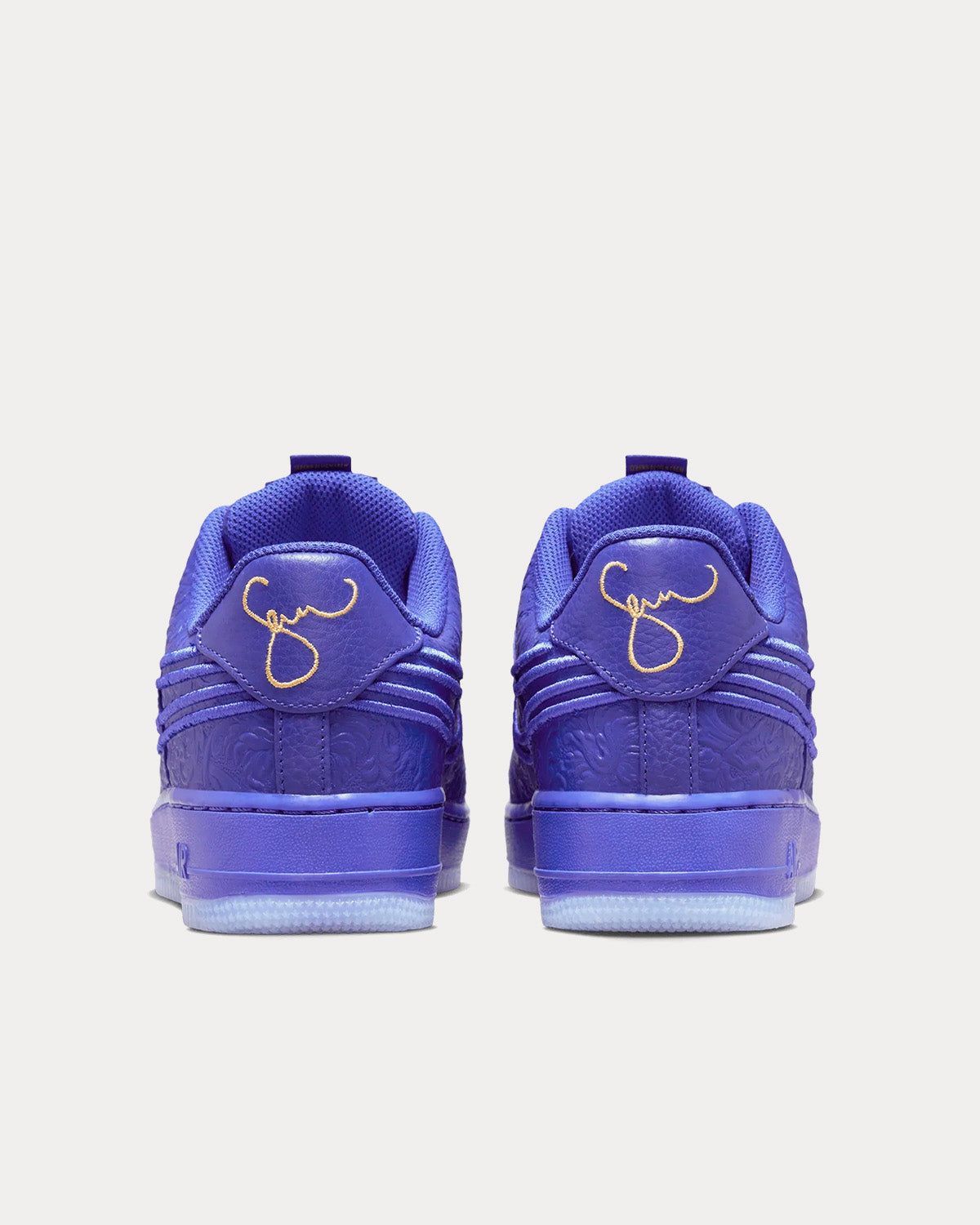 Nike - x Serena Williams Air Force 1 Purple Low Top Sneakers