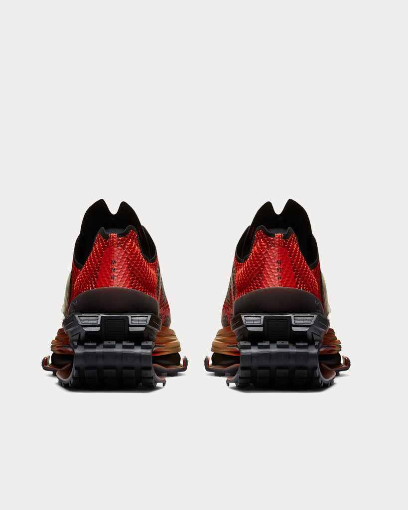Nike x MMW Zoom 004 Rust Factor / Black Low Top Sneakers - Sneak