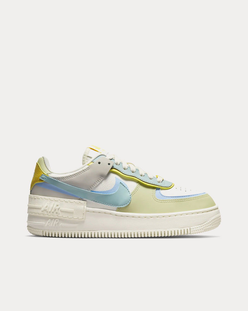 Nike AF-1 Shadow Sail / Light Marine / Olive Aura / Ocean Cube Low Top Sneakers - 1