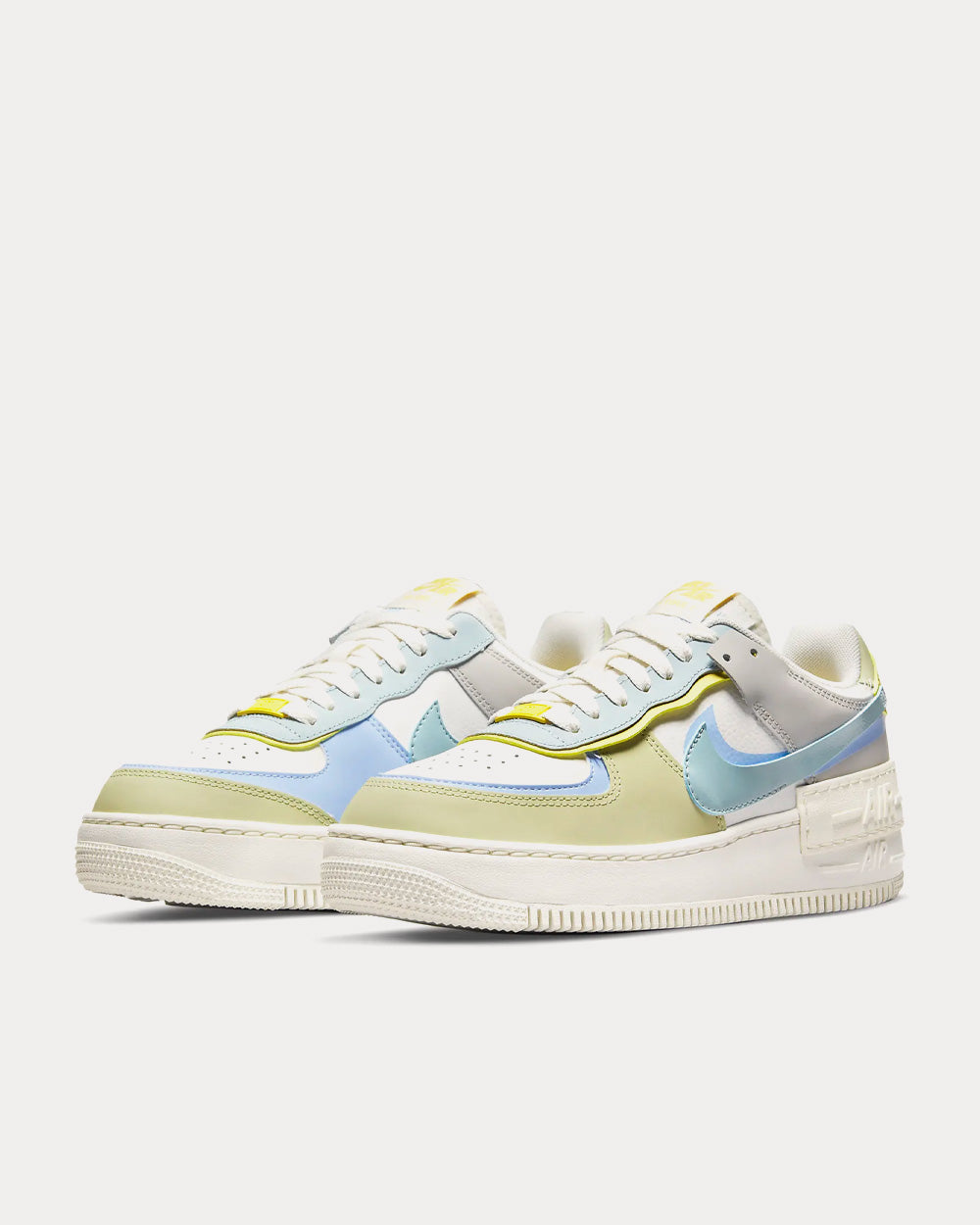 Nike AF-1 Shadow Sail / Light Marine / Olive Aura / Ocean Cube Low Top Sneakers - 3