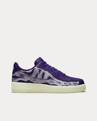 Nike Air Force 1 'Purple Skeleton' Low Top Sneakers