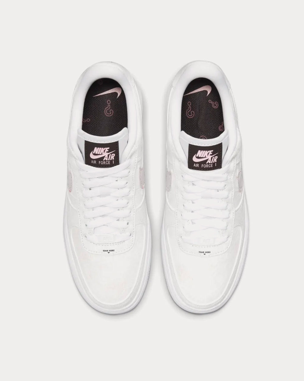 Nike Air Force 1 Texture Reveal White Low Top Sneakers - 3