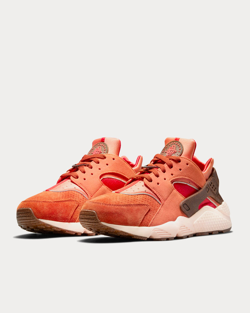 Nike Air Huarache Earthscape Orange / Red High Top Sneakers - 2