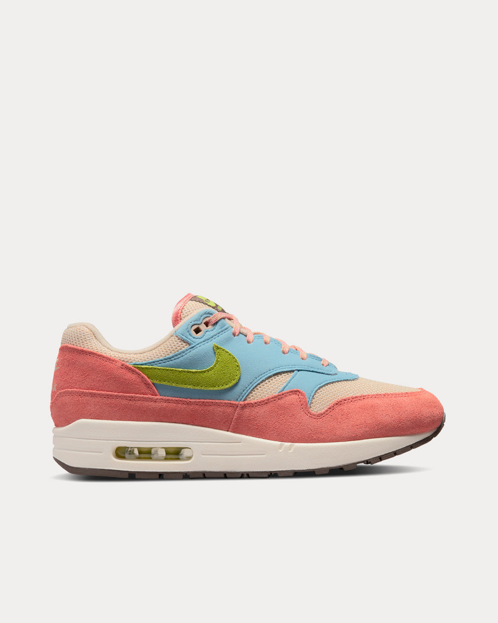 Nike Air Max 1 LT Madder Root / Vivid Green Low Top Sneakers - 1