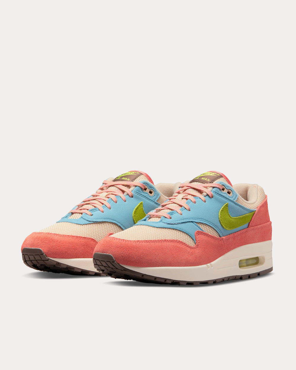 Nike Air Max 1 LT Madder Root / Vivid Green Low Top Sneakers - 3