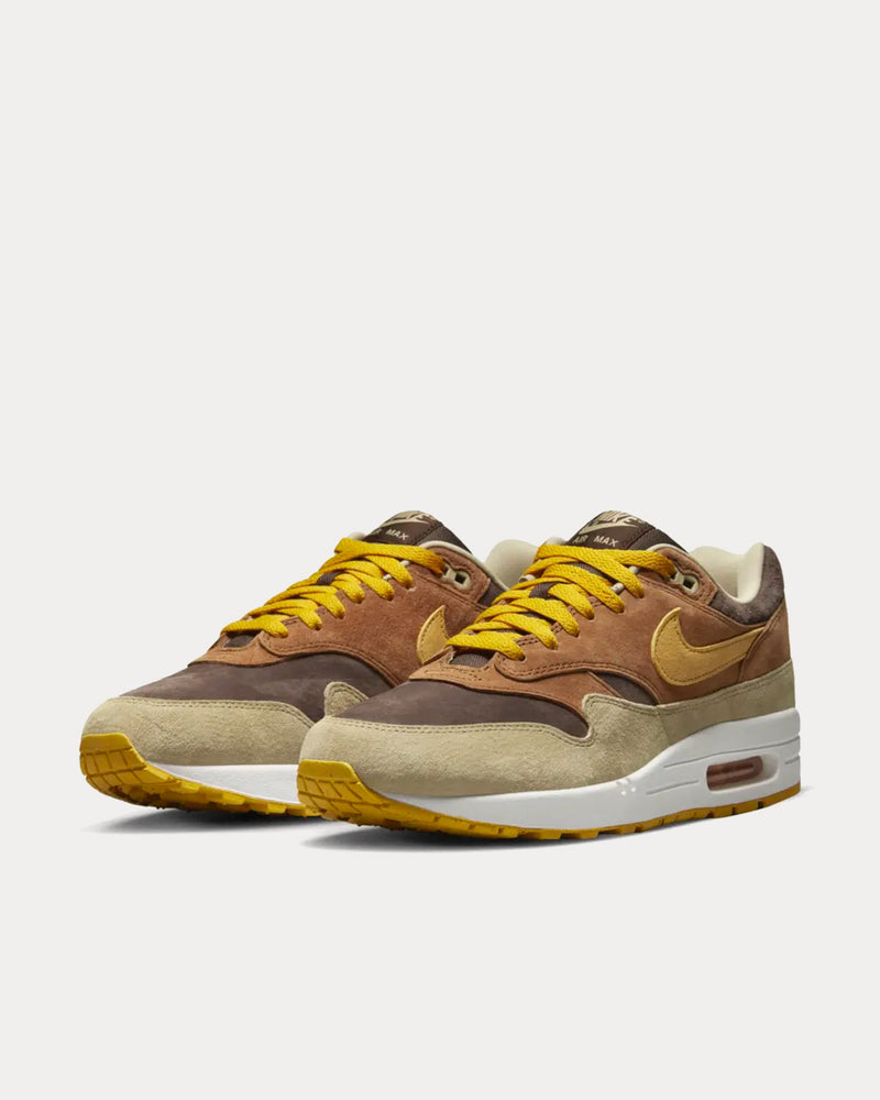 Nike Air Max 1 'Ugly Duckling' Pecan & Yellow Ochre Low Top Sneakers - 3