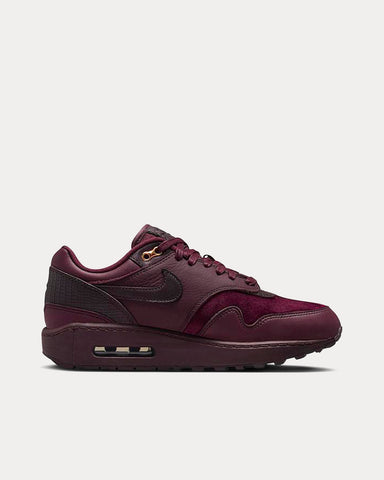 Nike Air Max 1 '87 Burgundy Crush / Burgundy Crush / Brown Basalt Low Top Sneakers