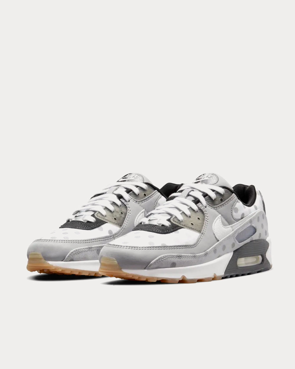 Nike Air Max 90 White Polka Low Top Sneakers - 2