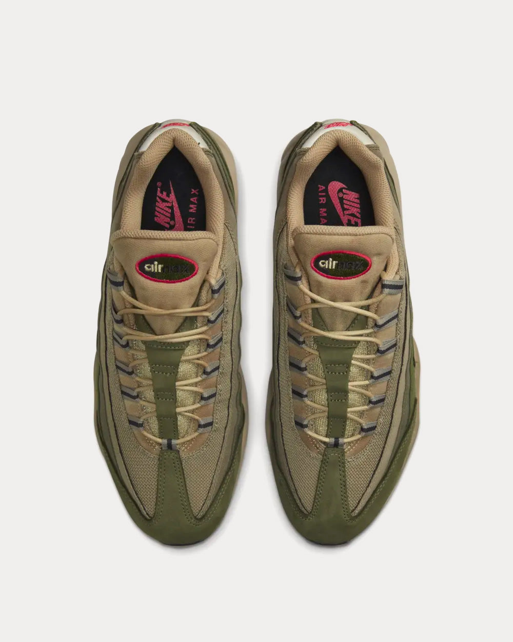 Nike Air Max 95 Matte Olive Low Top Sneakers - 2