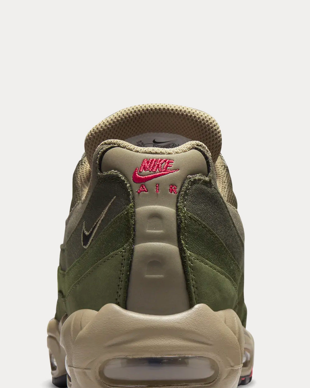 Nike Air Max 95 Matte Olive Low Top Sneakers - 6